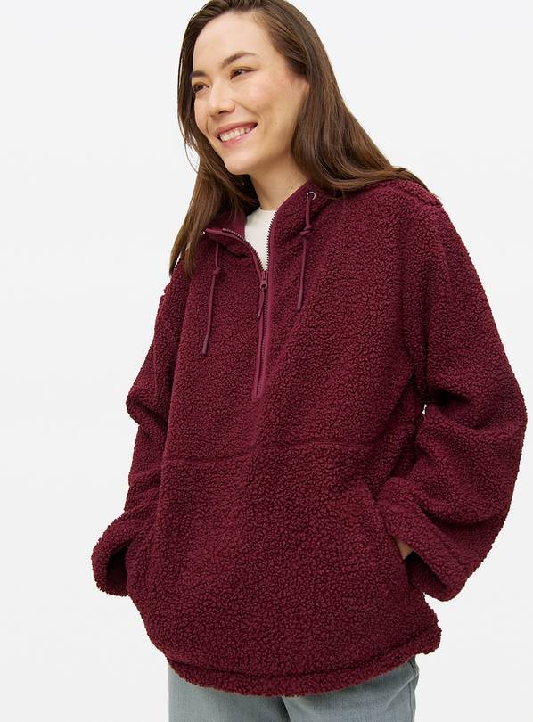 Berry Red Borg Hoodie S